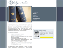 Tablet Screenshot of collegio-araldico.it